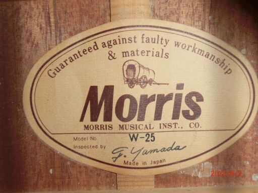 MORRIS W-25 1978年寺田楽器製