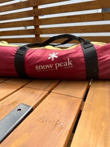 スノーピークのタープL キャンプ道具