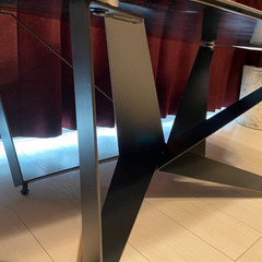 【元値６万円】セラミックトップのかっこいいモダンなローテーブル【浜田家具】