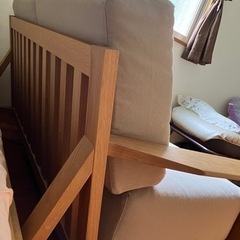 無印2シーターソファー（美品）交渉成立（７月までの方優先）