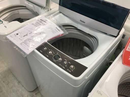 配送設置込み　③ハイアール5.5K洗濯機　2018年製　分解クリーニング済み！！