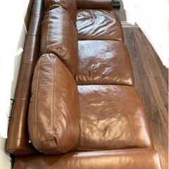 【本革ソファ】  unico モルン ３シーター