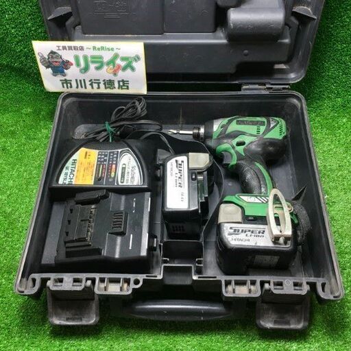 日立工機 WH14DBAL インパクトドライバー【市川行徳店】【店頭取引限定】【中古】※動作時、少し異音有　管理番号：IT6ELPX64GI3