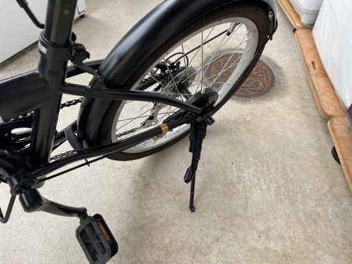 ☆格安ほとんど未使用 20インチ折り畳み自転車 ブラック 中古自転車