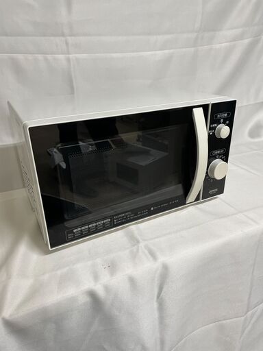 【北見市発】デンキョウシャ DENKYOSHA 電子レンジ AR-G18H 2019年製 白 (E1726ntnY)