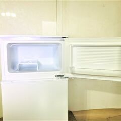 山口)下松市より ヤマダ 冷蔵庫 YRZ-C09B1 2019年製 90L(冷蔵62L冷凍28L)