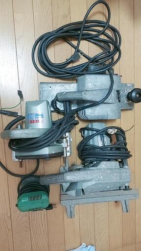 マキタ・日立電動 ・ミゾキリ ・溝切り ・電気かんな・オービタルサンダー 電動工具