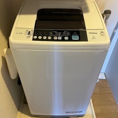 【無料】日立　全自動洗濯機（NW-7TY）7kg