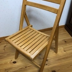 折りたたみ椅子　1脚300円