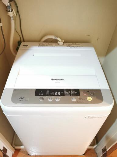超美品　Panasonic 洗濯機　NA-F60B8-N