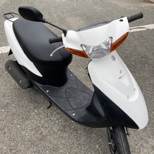 スズキ レッツ2 白 軽メンテ 普通に乗れる 福岡市 スズキ レッツ2 白 軽メンテ 普通に乗れる 福岡市