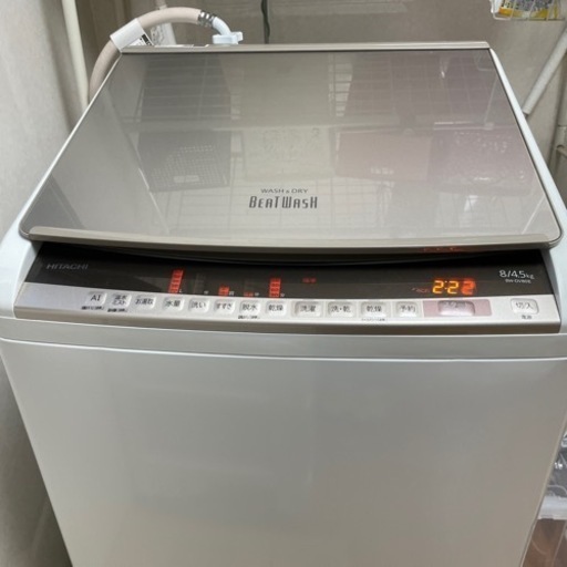 日立タテ型洗濯乾燥機（BW-DV80E） 2020年製 8キロ - 生活家電