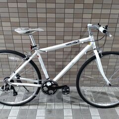 ☆明日まで2,000円引き☆ ホワイトグリップ 7段変速 クロスバイク🎵