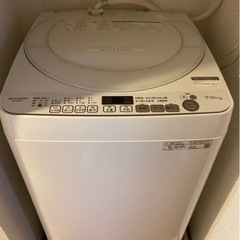 【引き取り限定】SHARP洗濯機7kg