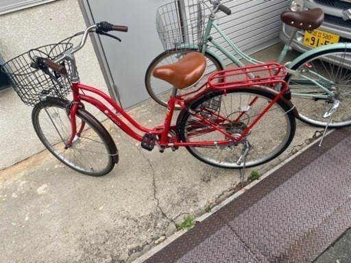 26インチ、ママチャリ自転車中古品