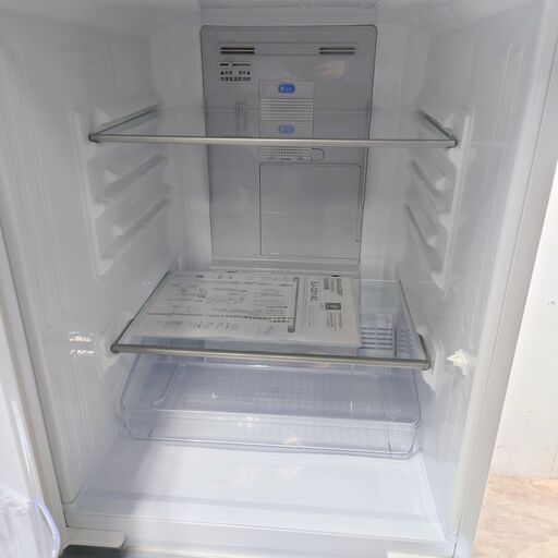 【美品】シャープ　ノンフロン冷凍冷蔵庫　SJ-GD14C-Ｗ　2017年式
