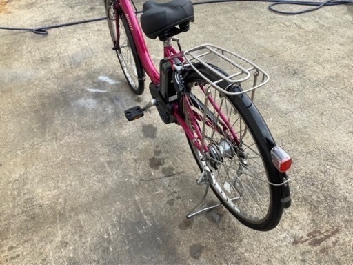 93 ブリヂストン新機種電動アシスト自転車assista26インチピンクアルミ