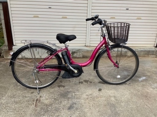 93 ブリヂストン新機種電動アシスト自転車assista26インチピンクアルミボディー