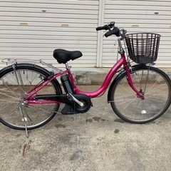 93 ブリヂストン新機種電動アシスト自転車assista26インチピンクアルミ