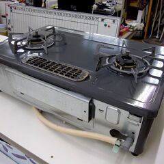 現状品 リンナイ 都市ガス用 ガステーブル RT64JHS 2017年製 ガス台 右強火