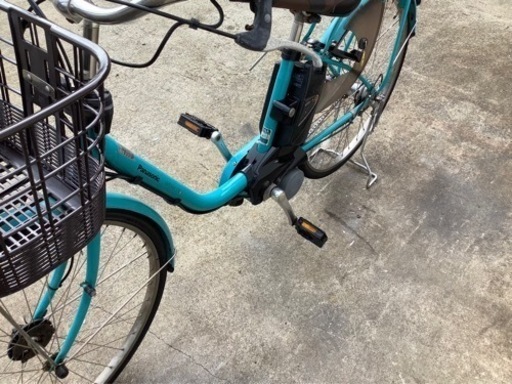パナソニック新機種電動アシスト自転車viviDX Style26インチブルー パナソニック新機種電動アシスト自転車viviDX26インチブルー系ボディー