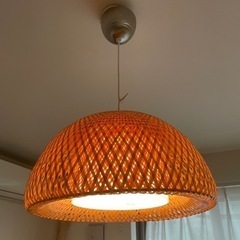 IKEA ランプシェード 竹 照明器具
