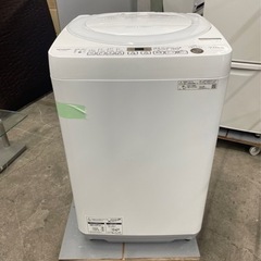 SHARP 洗濯機 2021年製 風乾燥コース 時短コース 穴なし洗濯槽 槽