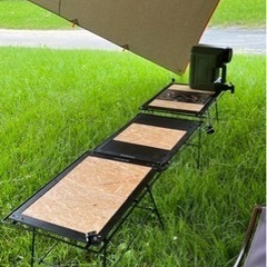 【直接お渡し限定】blackdog アウトドアテーブル　1卓