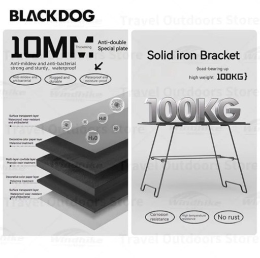 直接お渡し限定】blackdog アウトドアテーブル 1卓 - その他 
