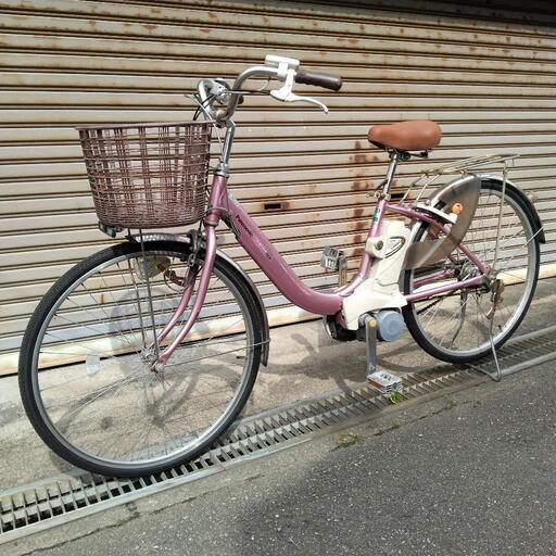R5077 電動アシスト自転車 2013年パナソニック ViVi NX 充電器 バッテリー 鍵付