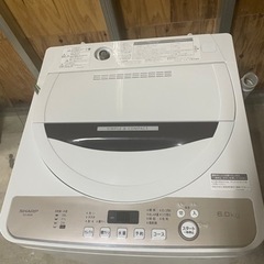 ES-GE6D シャープ　6キロ　洗濯機