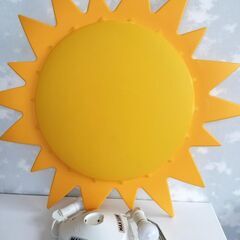 【IKEA】太陽の形をした照明器具SMILA SOL廃番　美品　希少