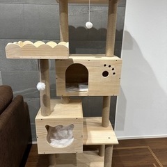 【ネット決済】キャットタワー　木製　おしゃれ