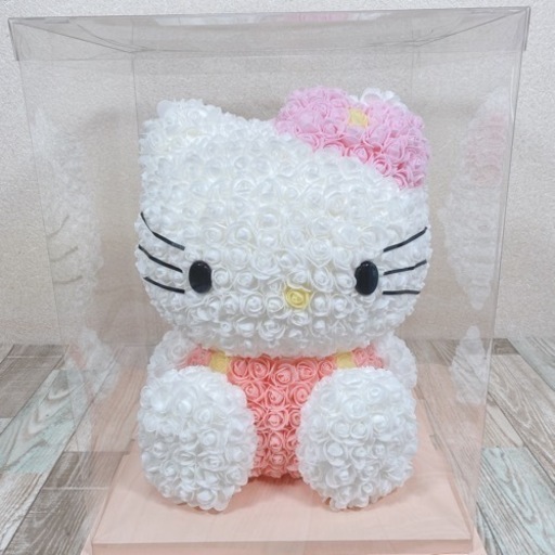 フラワーキティ ハローキティ 人形 ギフト フェイクフラワー 造花 インテリア
