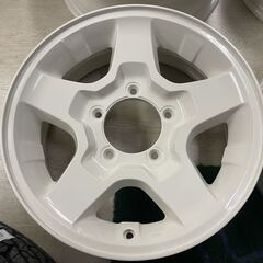 ジムニー純正16インチ5.5Jインセット22 PCD139.7-5H☆パウダー塗装で