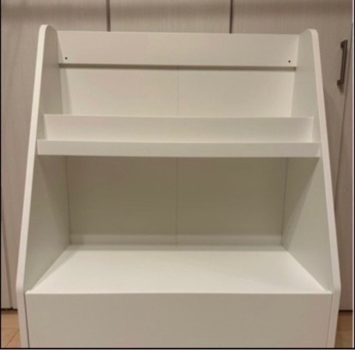 【未使用品】IKEA ikea ベリグ ブックディスプレイ 収納付き, ホワイト