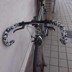 ★★★★Ｗコグ 両刃装備【クロモリフレーム ピストバイク・バーテープ新品】★★★★