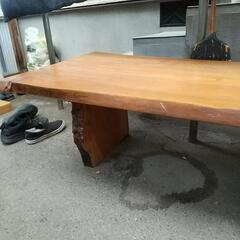 1枚板の椅子(テーブル)