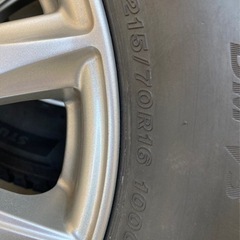 スタッドレスタイヤ・ホイール４本 ブリヂストン215 70R16