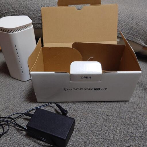 スピードWiFiホーム5G L12 a,b,g,n,ac,ax