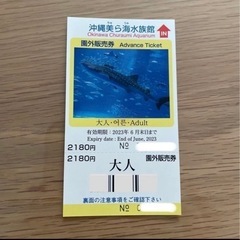 美ら海水族館🐟　チケット