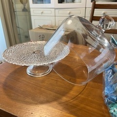 フルーツペタル・ケーキスタンド【ガラス製】