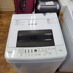 リサイクルショップどりーむ鹿大前店 No.6202 洗濯機 ハイセンス 4.5㎏