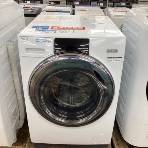 AQUA アクア ドラム式洗濯乾燥機 AQW-DX12M-W 2022年製【トレファク 川越店】