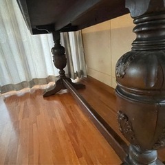 値下げ！英国　イギリスアンティーク　オーク材テーブル　現金可