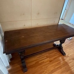値下げ！英国　イギリスアンティーク　オーク材テーブル　現金可