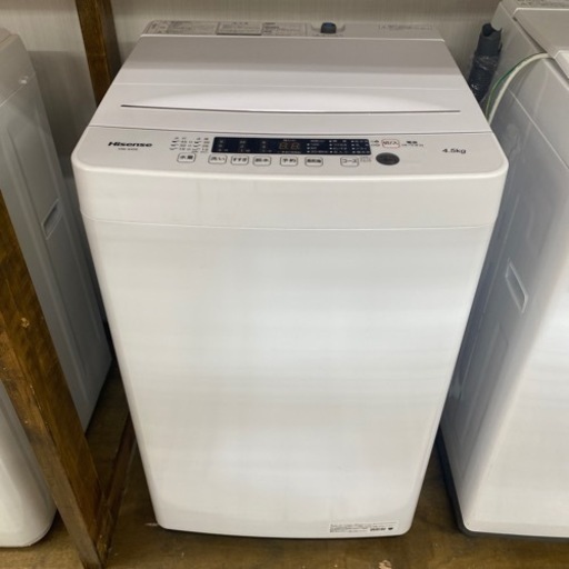 2021年 Hisense 洗濯機 4.5kg HW-K45E