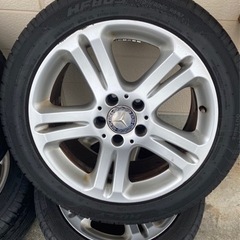 ZODIACレザービョウベルト☆ブラック36インチ(86～96㎝)スタッズベルト-245/45/17/PCD112サマータイヤ+ホイル