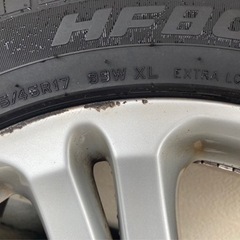 ZODIACレザービョウベルト☆ブラック36インチ(86～96㎝)スタッズベルト-245/45/17/PCD112サマータイヤ+ホイル