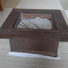桐　角火鉢
